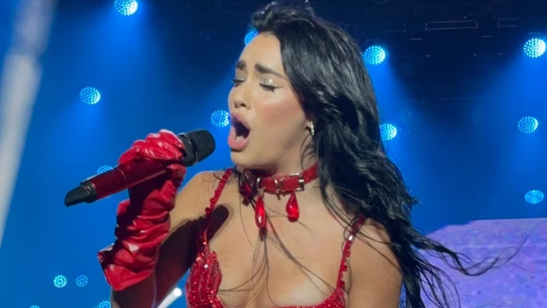 El percance de Lali Espósito en un recital de Spotify y su reacción